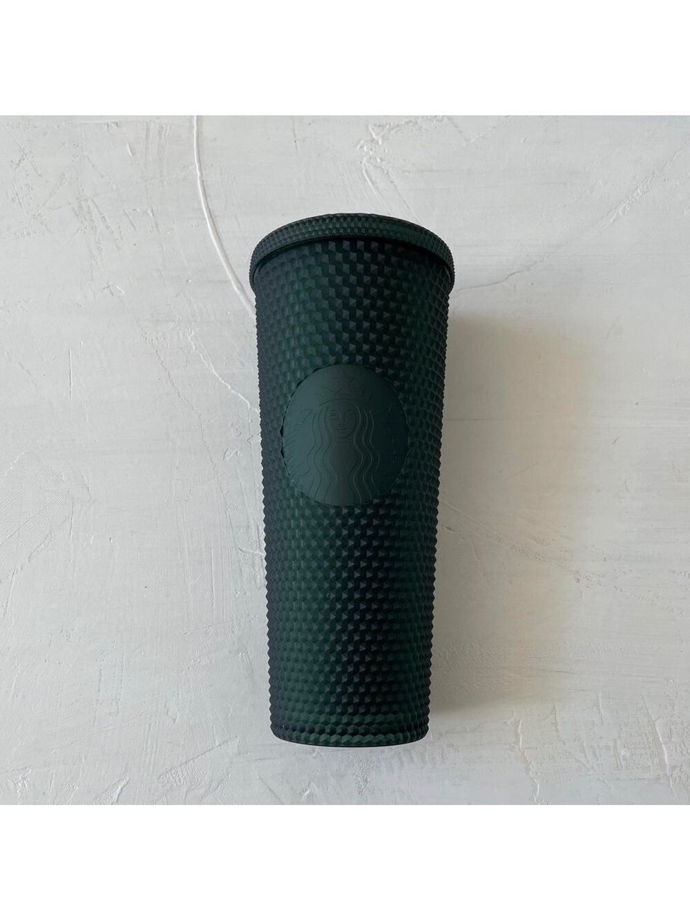 Starbucks matte green studded